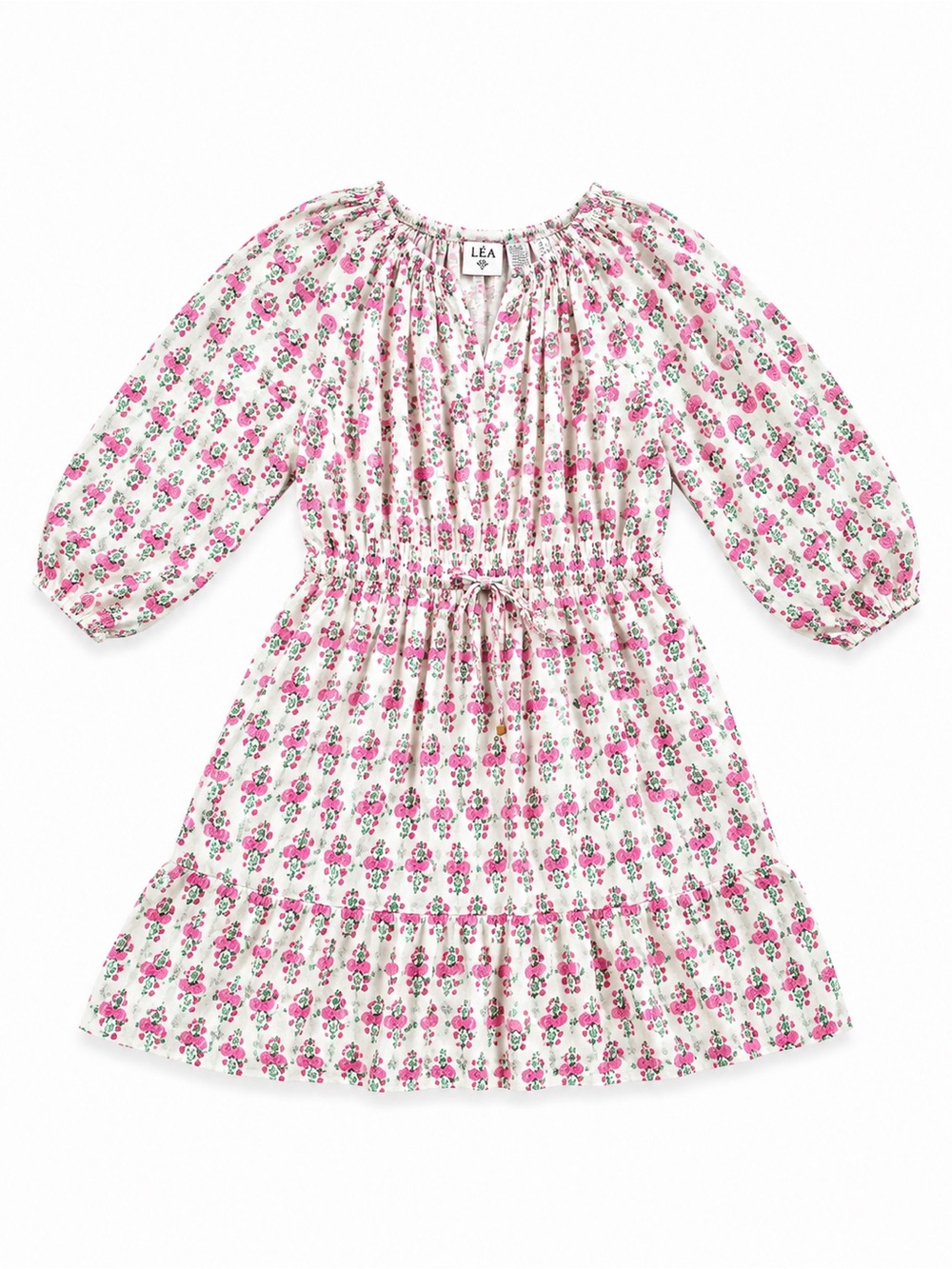 LÉA Floral Peasant Dress 🌸